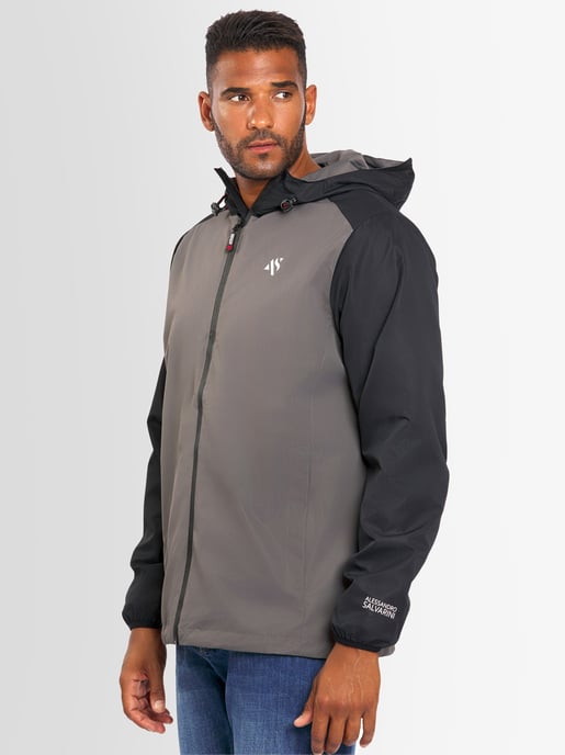 Chaqueta impermeable para hombre A. Salvarini AS-322 ligera y repelente al agua - Image 5