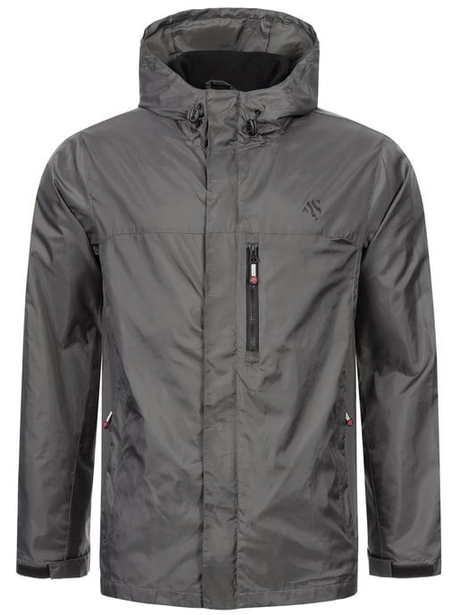 Chaqueta impermeable para hombre A. Salvarini AS-323 ligera con capucha - Image 2