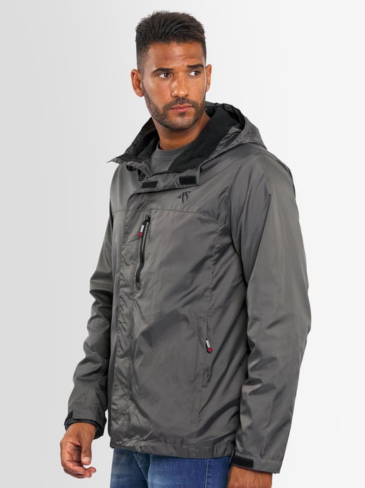 Chaqueta impermeable para hombre A. Salvarini AS-323 ligera con capucha - Image 6