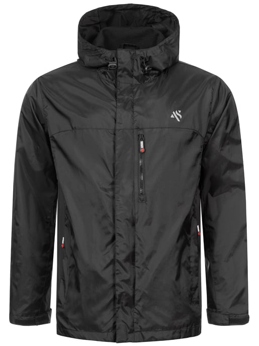 Chaqueta impermeable para hombre A. Salvarini AS-323 ligera con capucha - Image 2