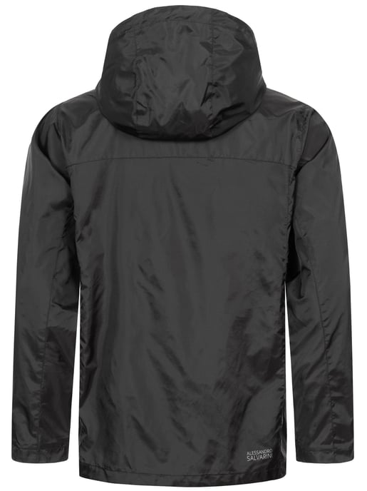 Chaqueta impermeable para hombre A. Salvarini AS-323 ligera con capucha - Image 4