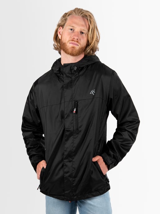 Chaqueta impermeable para hombre A. Salvarini AS-323 ligera con capucha - Image 6