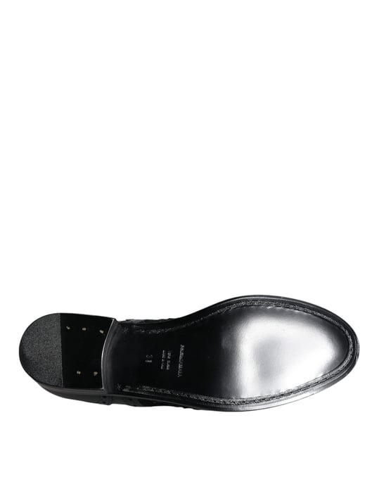 Zapatos Oxfords de Piel de Flor de Hombre con Punta Brogue - Image 6