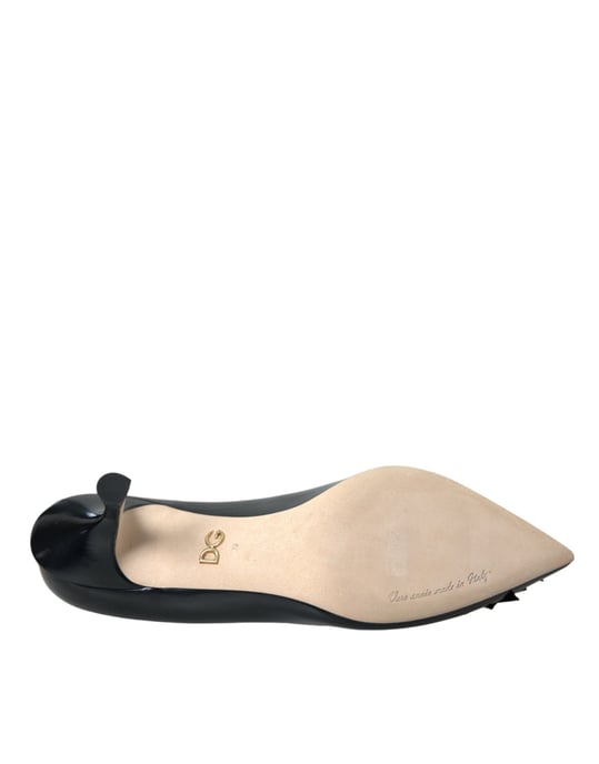 Zapatos de tacón de charol con tacones adornados - Image 6