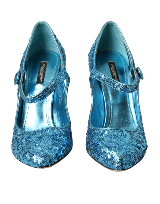 Zapatos de tacón alto Mary Jane con lentejuelas - Image 2