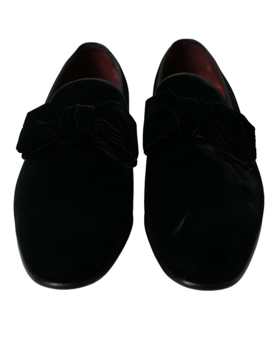 Mocasines de Terciopelo con Detalle de Lazo - Image 2