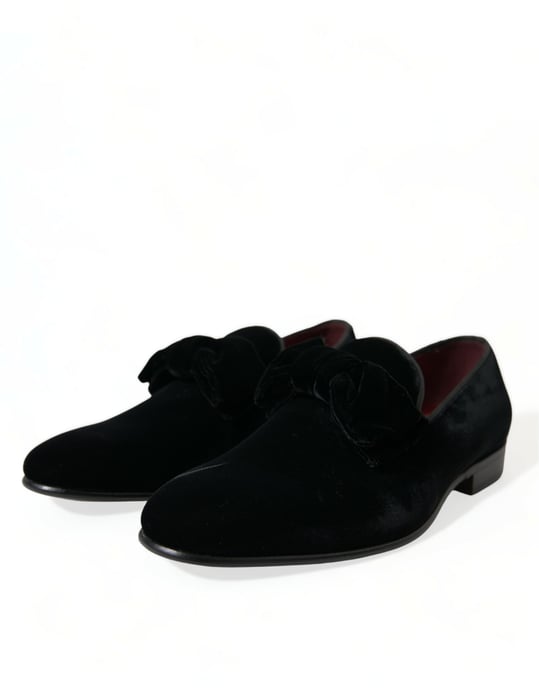 Mocasines de Terciopelo con Detalle de Lazo - Image 3