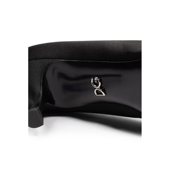 Zapatos de tacón con lazo Satinado Negro Cr1176aw428 - Image 6