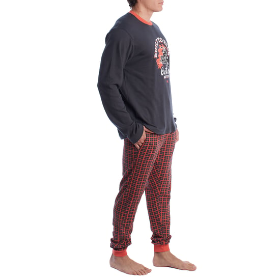 Pijama Hombre Algodón de Manga Larga KLP4 - Image 3