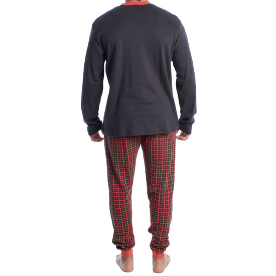 Pijama Hombre Algodón de Manga Larga KLP4 - Image 4
