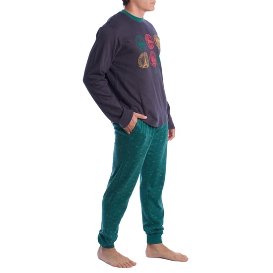 Pijama Hombre Algodón de Manga Larga KLP4 - Image 3