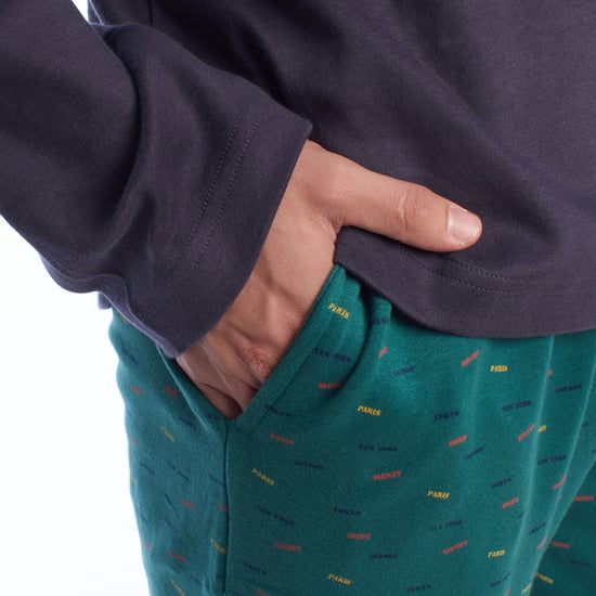 Pijama Hombre Algodón de Manga Larga KLP4 - Image 5