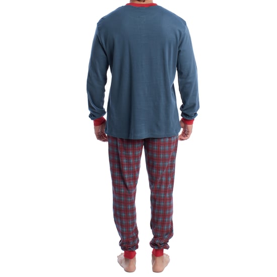 Pijama Hombre Algodón de Manga Larga KLP4 - Image 4