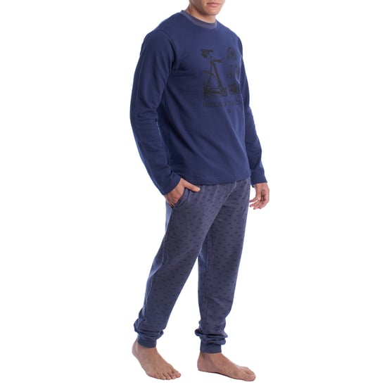Pijama Hombre Invierno Afelpado de Algodón KLP6 - Image 3
