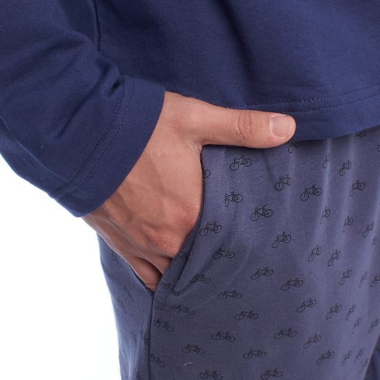 Pijama Hombre Invierno Afelpado de Algodón KLP6 - Image 6