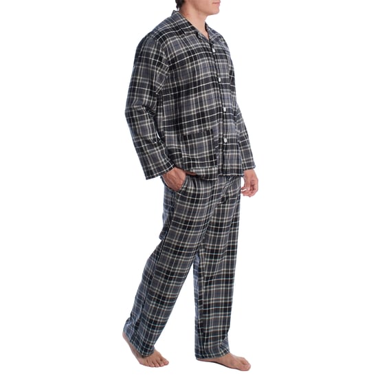 Pijama Hombre Algodón con Camisa Manga Larga KLP7 - Image 3