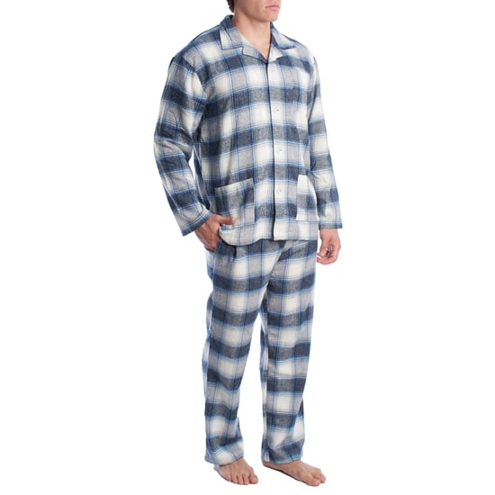 Pijama Hombre Algodón con Camisa Manga Larga KLP7 - Image 3