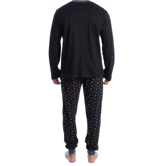 Pijama Hombre Algodón de Manga Larga KLP4 - Image 3