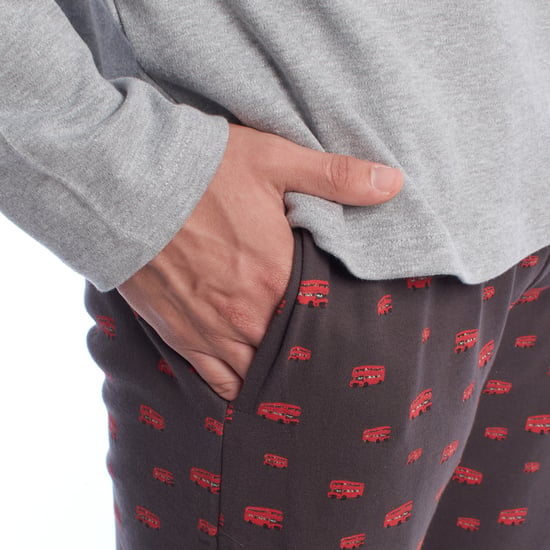 Pijama Hombre Algodón de Manga Larga KLP4 - Image 6