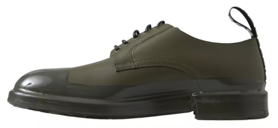 Zapatos Derby Sin Cordones Verde Militar - Image 4