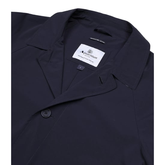 Gabardina Aquascutum Active Stretch Caban, Chaqueta Azul Marino - Image 3
