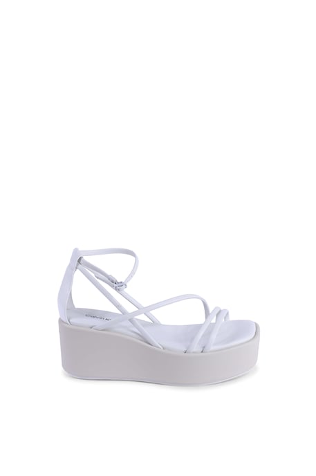 Sandalias de cuña con plataforma y múltiples tiras - Image 1
