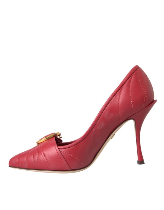 Zapatos de Tacón de Cuero Acolchados Estilo Punta - Image 5