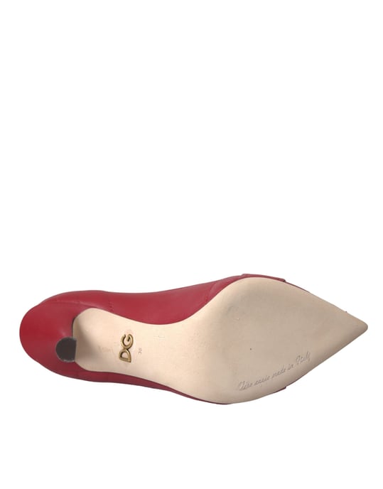 Zapatos de Tacón de Cuero Acolchados Estilo Punta - Image 6