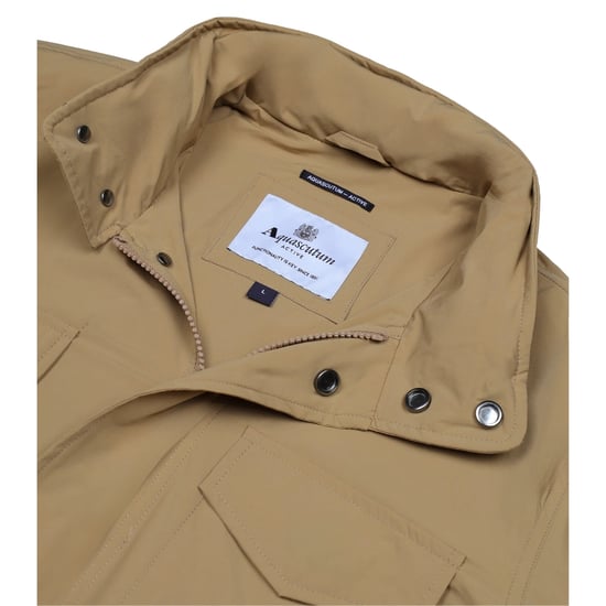 Chaqueta Aquascutum Active Stretch M-65 Color Caqui Y Beige - Image 3