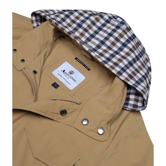 Chaqueta Aquascutum Active Stretch M-65 Color Caqui Y Beige - Image 4