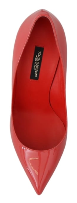 Zapatos de Tacón de Piel Patente con Punta Afinada - Image 3