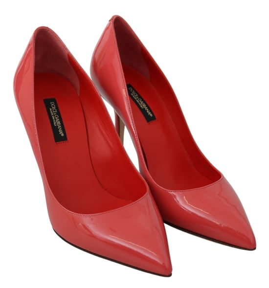 Zapatos de Tacón de Piel Patente con Punta Afinada - Image 5