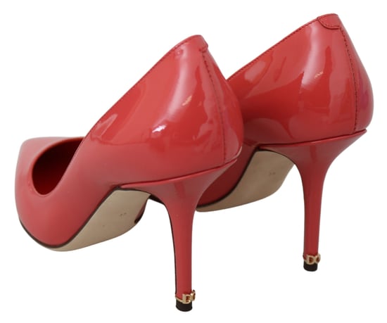 Zapatos de Tacón de Piel Patente con Punta Afinada - Image 6