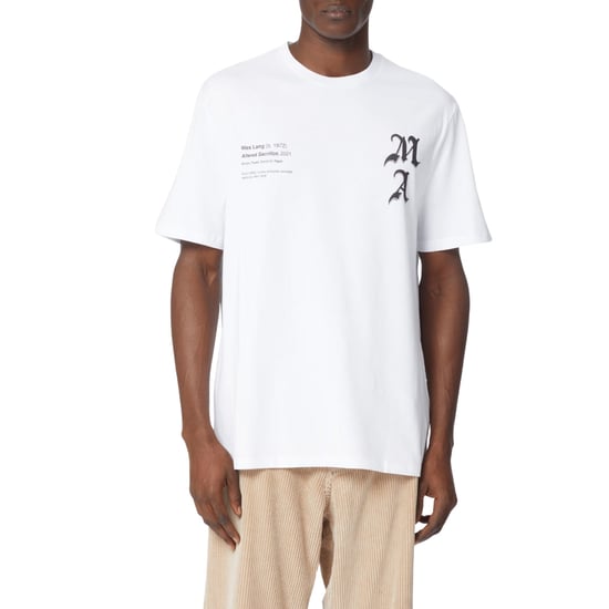 Camiseta Blanca Con Calavera A Cuadros De Amiri Wes Lang - Image 3