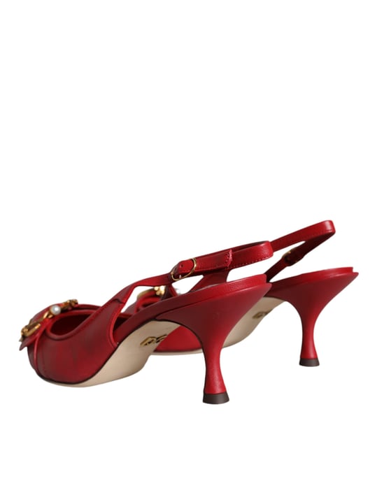 Zapatos de tacón bajo con tira trasera acolchada - Image 5