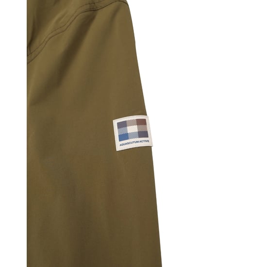 Chaqueta Cortavientos Elástica Con Capucha Aquascutum Active Verde Militar - Image 5