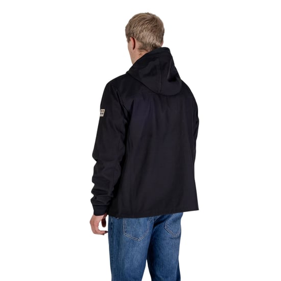 Chaqueta Cortavientos Elástica Con Capucha Aquascutum Active Negra - Image 2