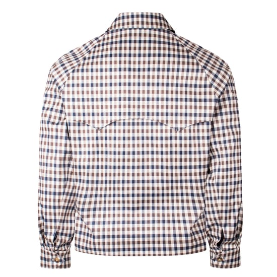 Chaqueta Intermedia Aquascutum Active Archival Con Cuadros Club En Beige - Image 3
