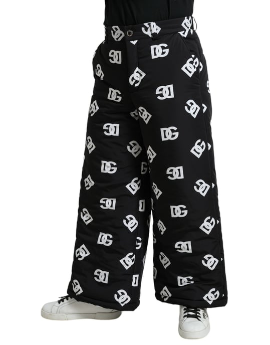 Pantalones anchos acolchados con estampado de logo Dg - Image 2
