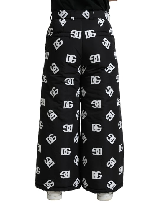 Pantalones anchos acolchados con estampado de logo Dg - Image 3