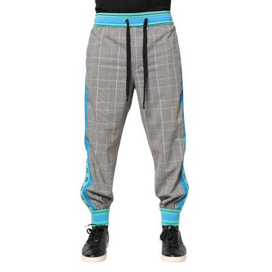 Pantalones de cuadros con rayas laterales - Image 2