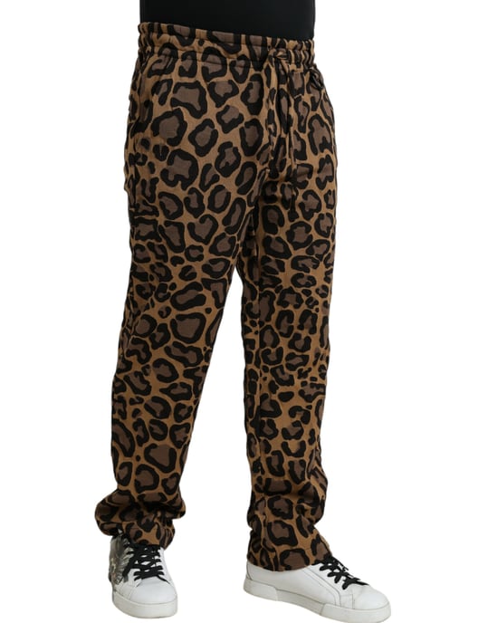 Pantalones Casual de Estampado de Leopardo - Image 3
