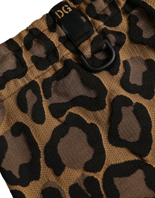 Pantalones Casual de Estampado de Leopardo - Image 6