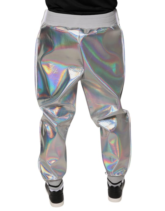 Pantalones Plateados Holográficos - Image 4
