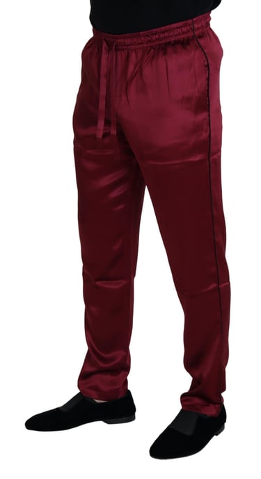 Pantalones de seda con cordón - Image 4