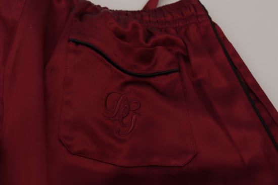 Pantalones de seda con cordón - Image 5