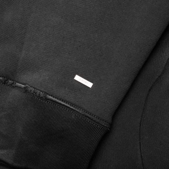 Sudadera Con Capucha Amiri Track En Negro Descolorido - Image 3