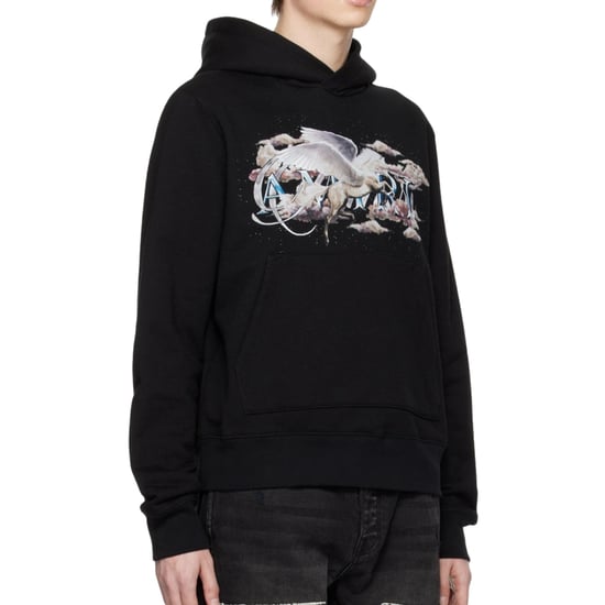 Sudadera Con Capucha Amiri Pegasus Script Negra - Image 3
