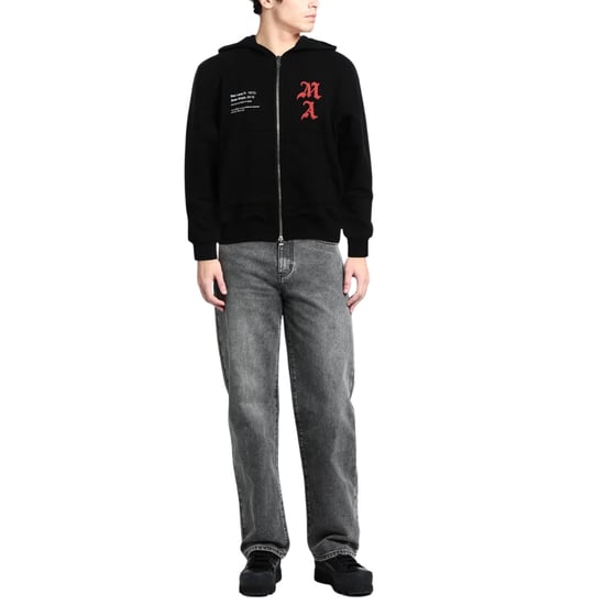 Sudadera Con Capucha Solar Kings De Amiri Wes Lang, Color Negro - Image 3