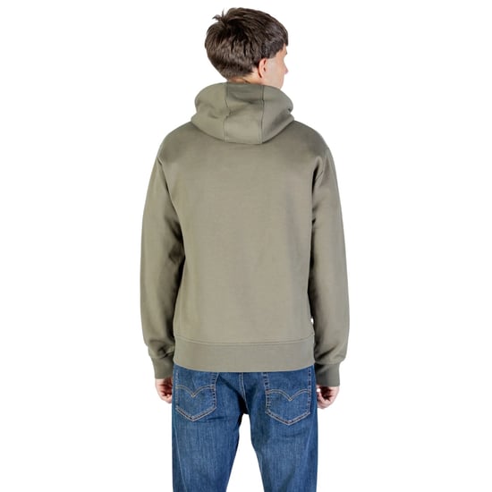 Sudadera Con Capucha Aquascutum Active Con Cremallera Completa Y Logotipo Pequeño, Color Verde Militar - Image 3